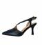 Francesco Milano Slingback Donna Pelle Blu Navy