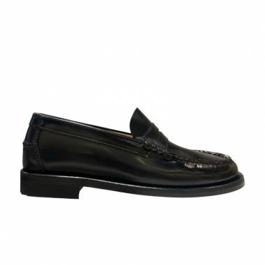 Antica Cuoieria Mocassino Donna Gloss Nero