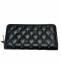 L'Atelier du Sac Wallet Rebel Iconic Fleur 17564 Black