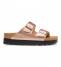 Birkenstock Arizona Platform metallic copper Veg 1031270 Calz. S