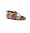 Grunland Sandalo Donna Left SB0073 Salvia-Marrone
