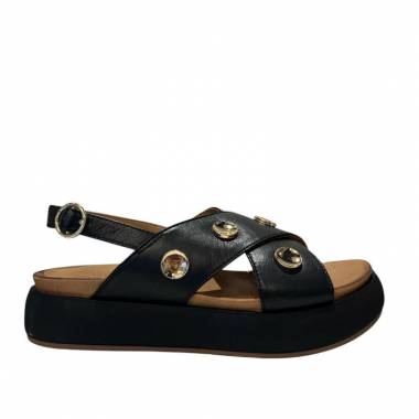 INUOVO Sandalo Donna Pelle Nero A96062