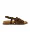 INUOVO Sandalo Donna Pelle Scam. Marrone Scuro H26234
