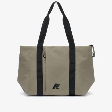 K-way Clarabelle Tote Bag Unisex K41327W Grey Taupe