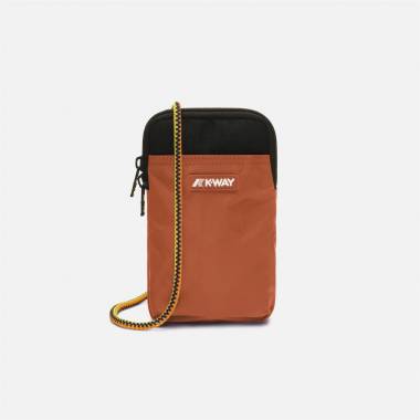 K-way Vitree Small Accessories Phone Holder K3112VW Orange Brownish