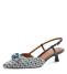Tamaris Slingback Donna Pelle 29512-46 Blue Comb.