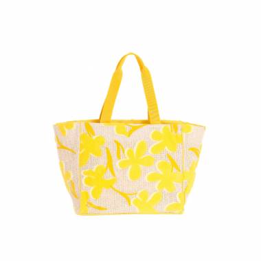 BY_Byblos Shopping Bag Donna Yellow Linea Wildness