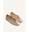 Gioseppo Ballerina Donna in Pelle Intrecciata Worden 79106-P Platino