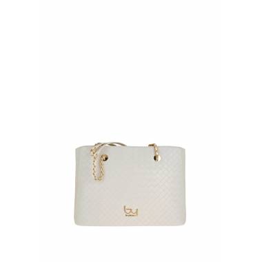 BY_Byblos Shopping Bag Donna White Linea Desire