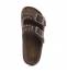 Colors of California Sandalo Donna Slowfiw in pelle scamosciata e Strass Moka BIOW605N