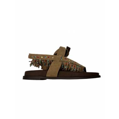 INUOVO Sandalo Donna Cow Suede Sigaro D51057