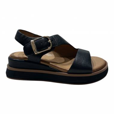 INUOVO Sandalo Donna Pelle Nero 113139