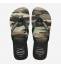 Havaianas Brasil Top Camu Infradito Unisex Black/Olive Green 4141398