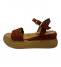 Creative Sandalo Artigianale Donna Crosta Mattone Made in Italy