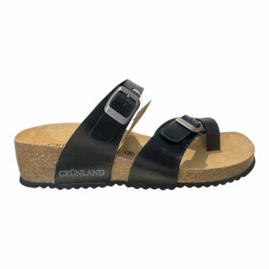 Grunland Ciabatta / Infralluce Donna Nero Memi CB3044