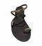Nicolas Lainas Sandalo Bronzo/Marrone Donna 67T Copper/Brown Snake Suola Brown