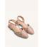 Gioseppo Ballerina in Pelle Intrecciata Nude Donna Jhelum 79237