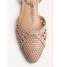 Gioseppo Ballerina in Pelle Intrecciata Nude Donna Jhelum 79237