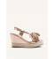 Gioseppo Sandalo Zeppa Frange Oro Rosa Donna Kilosa 79003-P