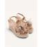 Gioseppo Sandalo Zeppa Frange Oro Rosa Donna Kilosa 79003-P