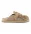 Colors of California Sabot Sandal Donna Cow Suede Franges  Mud BIOW604