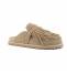 Colors of California Sabot Sandal Donna Cow Suede Franges  Mud BIOW604