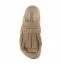Colors of California Sabot Sandal Donna Cow Suede Franges  Mud BIOW604