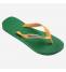 Havaianas Brasil Logo Infradito Unisex Green/Yellow 4110850