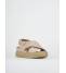 Creative Sandalo Artigianale Donna Crosta Nude Made in Italy