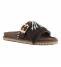 Colors of California Sandalo Donna Slofiw in pelle scamosciata Moka BIOW603