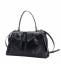 no:rae Metis Big Hand Bag Tumbled Leather Dark Brown