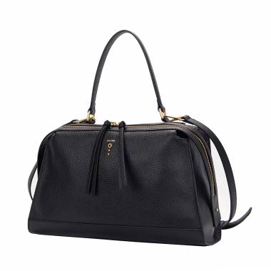 no:rae Metis Big Hand Bag Tumbled Leather Black