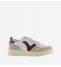 Victoria Sneakers Unisex Bianco Bordeaux Seul Effecto Piel & Serraje  Burdeos