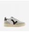 Victoria Sneakers Unisex Bianco Marrone Seul Effecto Piel & Serraje Marron