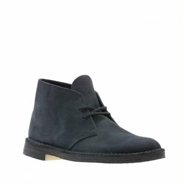 clarks desert boot navy