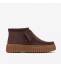 Clarks Torhill Moss Woman Dark Brown Suede 26185345