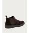 Frau Chelsea/Sneakers Uomo Pelle Waxy Pepe 19C6 Marrone Scuro