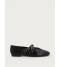 Frau Ballerina Donna Pelle Dallas Nero 69S6