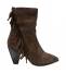 Janet&Janet Texano Donna Wicket Pelle Scam. Dark Brown
