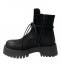 Joann Tronchetto con Lacci Donna Pelle Nero Mod. Maria F.do Milk