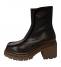 Joann Tronchetto Donna con Tacco Pelle Lav. Cioccolato Mod. Sissi F.do 8072
