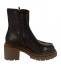 Joann Tronchetto Donna con Tacco Pelle Lav. Cioccolato Mod. Sissi F.do 8072