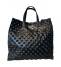 Ni-na Borsa Donna Artigianale Pelle Nero con Pochette Interna