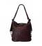 Ni-na Borsa Donna Linea Vintage Pelle Intreccio largo Bordeaux