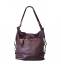Ni-na Borsa Donna Linea Vintage Pelle Intreccio largo Bordeaux