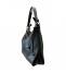 Ni-na Borsa a Spalla Donna Artigianale Pelle Nero