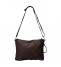 Ni-na HandBag Donna Linea Vintage Pelle Intrecciata Cioccolato