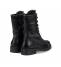 OXS Stivaletto Donna Frank 00321 Boot 11 Eyel. Leather Black