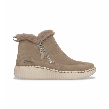 Skechers Wilshire BLVD Fresh Zip Stivaletto Donna 168108 Taupe
