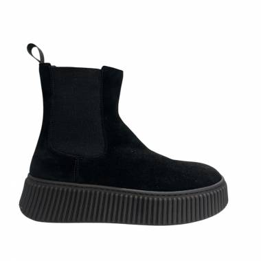 Frau Chelsea Donna Pelle Waxi Black A40C5 Nero
